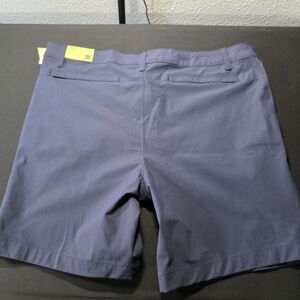 NWT All in Motion Men's Slate Flat Front Shorts, Unlined Golf Shorts Size 38